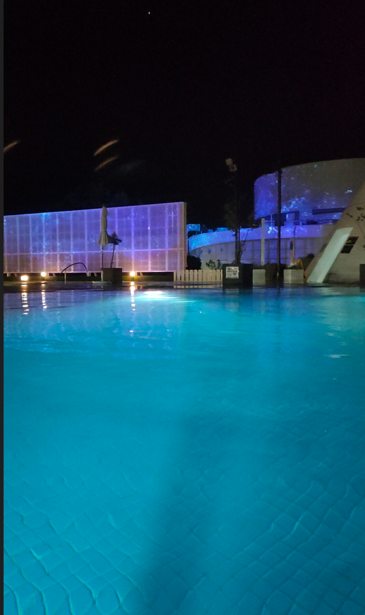 夜のアクアガーデン